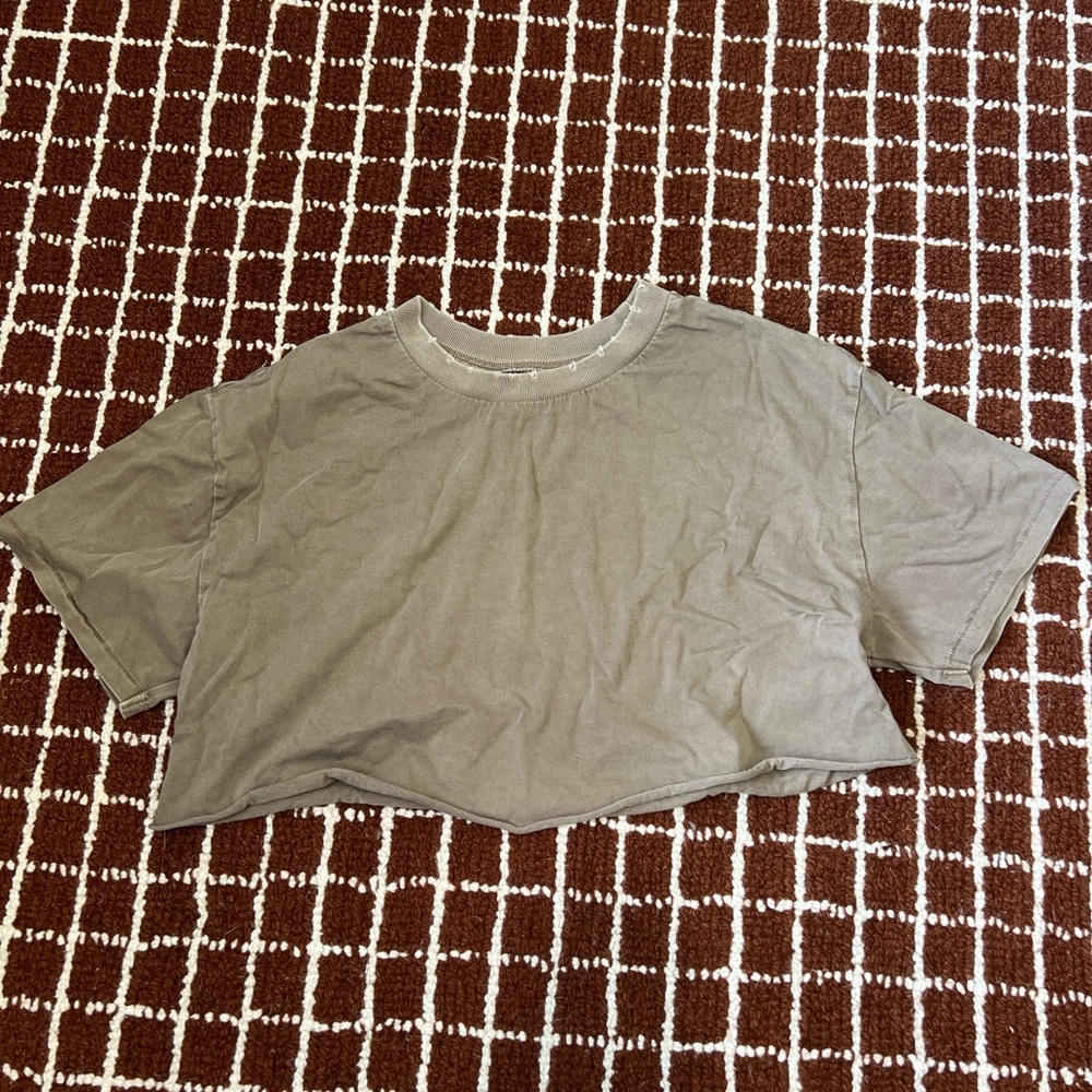 Elwood light brown Women's Crop Top